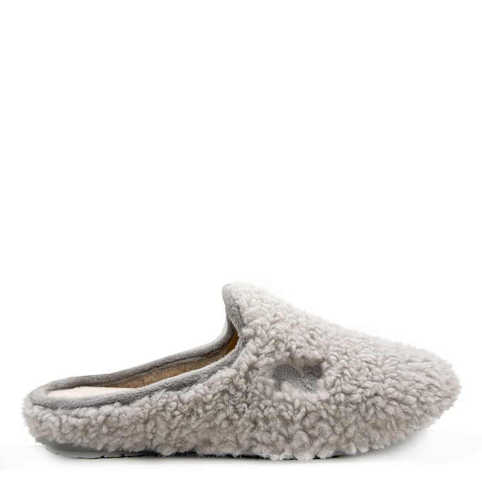 thies 1856 ® Rec Soft Teddy Slipper vegan ivory from COILEX
