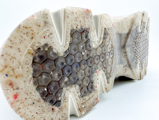 thies ® Eco Squirrel Runner algae cork vegan antique rose from COILEX