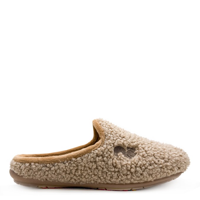 thies 1856 ® Rec Soft Teddy Slipper vegan sand from COILEX