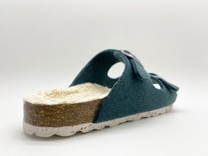 thies 1856 ® Recycled Plush PET Bio Sandal vegan olive from COILEX