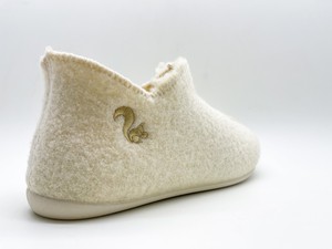 thies 1856 ® Slipper Boots off white with Eco Wool (W) from COILEX