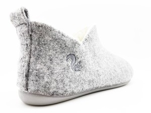 thies 1856 ® Slipper Boots light grey with Eco Wool from COILEX