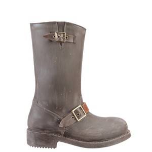 nat-2™ Rugged Prime Biker grey brown (W) | 100% waterproof rainboots from COILEX