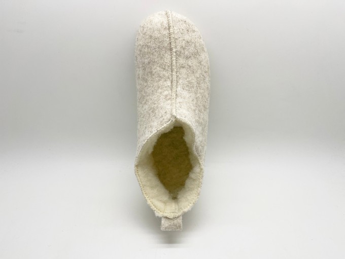 thies 1856 ® Slipper Boots beige with Eco Wool (W) from COILEX