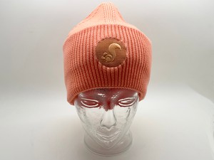 thies vegan Organic Beanie salmon from COILEX