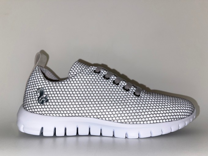 thies ® Reflexrunner silver | vegan aus recyceltem PET from COILEX