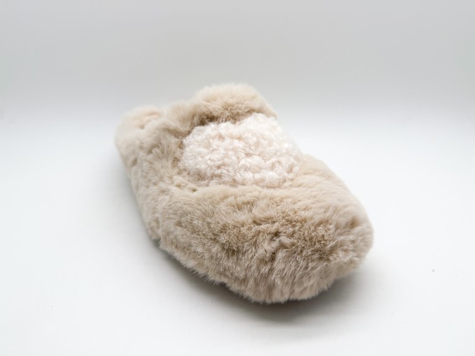 tthies 1856 ® Rec Teddy Heart Slipper vegan off white from COILEX