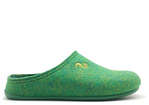 thies 1856 ® Recycled PET Slipper vegan verde green from COILEX