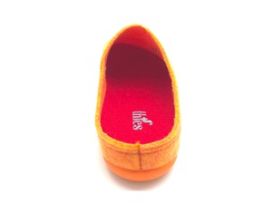 thies 1856 ® Recycled PET Slipper vegan orange (W/M) from COILEX