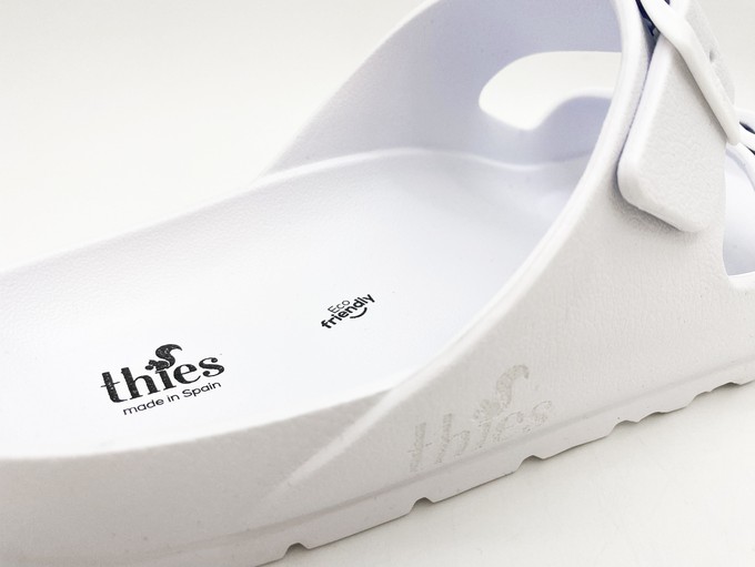 thies 1856 ® Ecofoam Sandal vegan white from COILEX