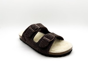 thies 1856 ® Recycled Wool Sandal marron from COILEX