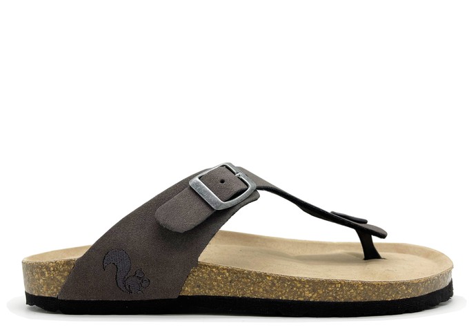 thies 1856 ® Eco Bio Thong Sandal vegan charcoal (W/M/X) from COILEX