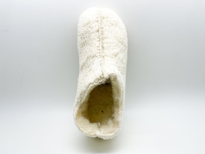 thies 1856 ® Organic Teddy Slipper Boots vegan off white (W) from COILEX