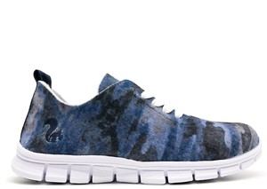 thies ® PET Sneaker camo blue | vegan aus recycelten Flaschen from COILEX