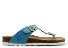 thies 1856 ® Rec Bio Thong Sandal vegan turquoise (W/X) via COILEX