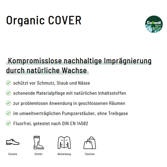 Collonil Organic Cover Spray 200 ml vegan from COILEX