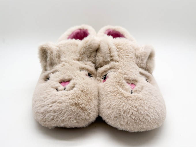 thies 1856 ® Rec Rabbit Closed Slipper vegan beige from COILEX