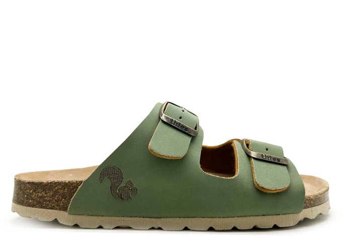 thies 1856 ® Eco Bio Sandal vegan basil from COILEX