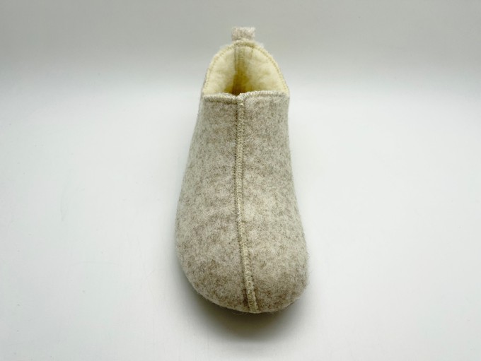 thies 1856 ® Slipper Boots beige with Eco Wool (W) from COILEX