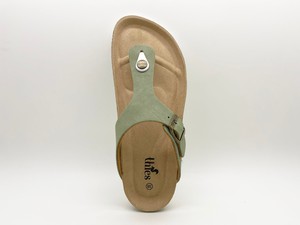 thies 1856 ® Eco Bio Thong Sandal vegan emerald from COILEX