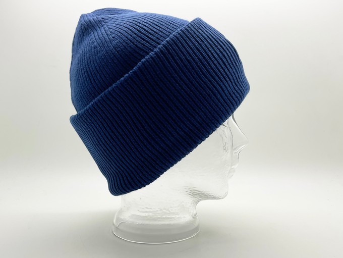 thies vegan Organic Beanie state blue from COILEX