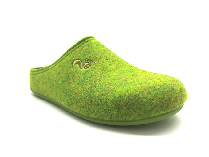 thies 1856 ® Recycled PET Slipper vegan green (W/M) from COILEX