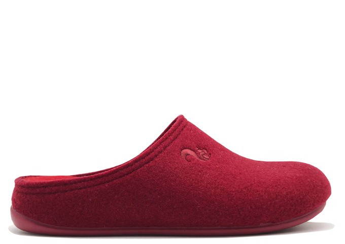 thies 1856 ® Recycled PET Slipper Kids vegan bordeaux (K) from COILEX