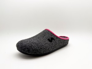 thies 1856 ® PET Piping Slipper vegan dark grey from COILEX