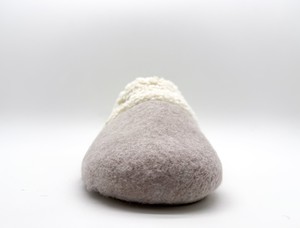 thies 1856 ® Organic Teddy Mix Slipper taupe from COILEX