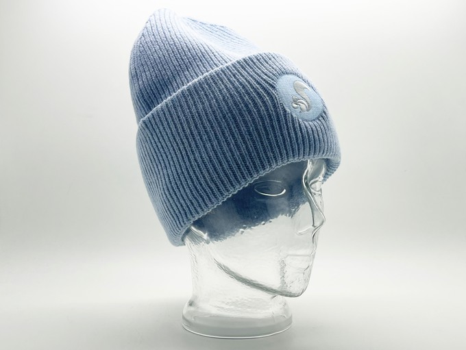 thies Eco Wool Beanie blue fog from COILEX