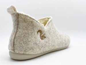thies 1856 ® Slipper Boots beige with Eco Wool (W) from COILEX