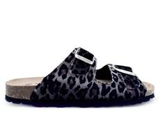 thies 1856 ® Rec Velvet Leo Sandal grey leo via COILEX