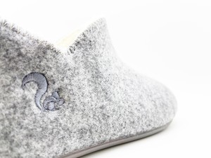 thies 1856 ® Slipper Boots light grey with Eco Wool from COILEX