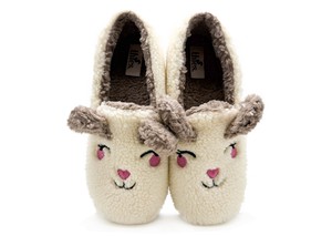 thies 1856 ® Organic Rabbit Closed Slipper vegan off white from COILEX