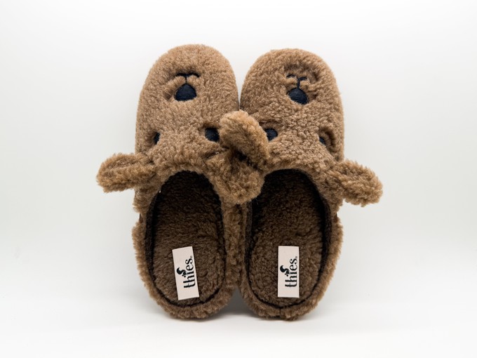 tthies 1856 ® Organic Bear Slipper vegan brown from COILEX