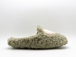 thies 1856 ® Rec Fluffy Heart Slipper vegan emerald from COILEX