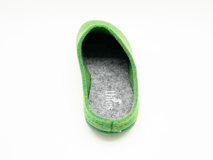 thies 1856 ® Recycled PET Slipper Kids vegan verde green (K) from COILEX