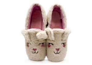thies 1856 ® Rec Rabbit Closed Slipper vegan beige from COILEX