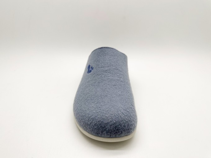 thies 1856 ® Recycled PET Slipper vegan blue fog (W/X) from COILEX