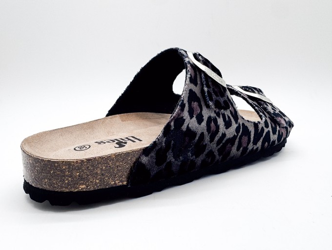 thies 1856 ® Rec Velvet Leo Sandal grey leo from COILEX