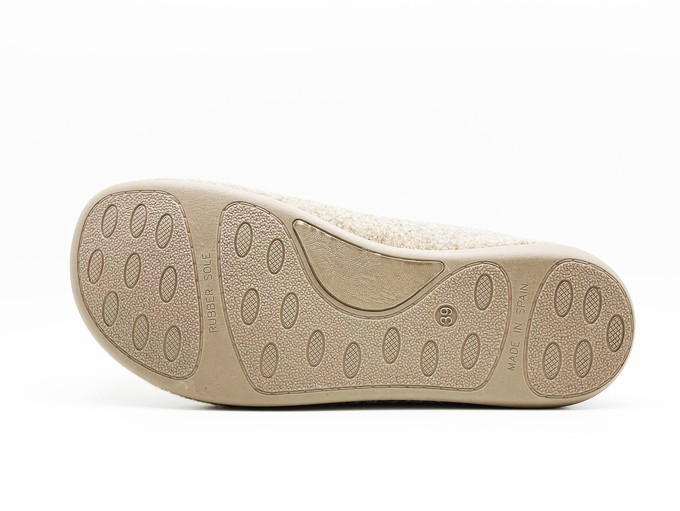 thies 1856 ® Recycled PET Slipper vegan beige marron (W/M/X) from COILEX