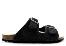 thies 1856 ® Recycled Wool Sandal dark grey via COILEX