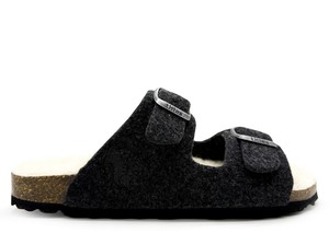 thies 1856 ® Recycled Wool Sandal dark grey from COILEX