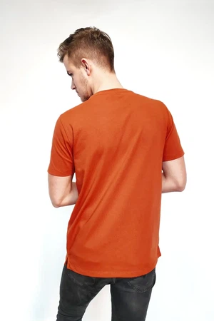 Sustainable T-shirt Hiland | burned orange from common|era sustainable fashion