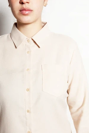 Sustainable blouse Zihull | beige from common|era sustainable fashion