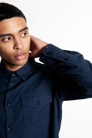 Sustainable shirt Hinas | navy blue from common|era sustainable fashion