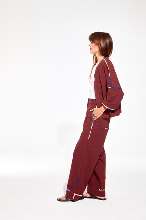 ADA MELODIE BURGUNDY JACKET from Cool and Conscious