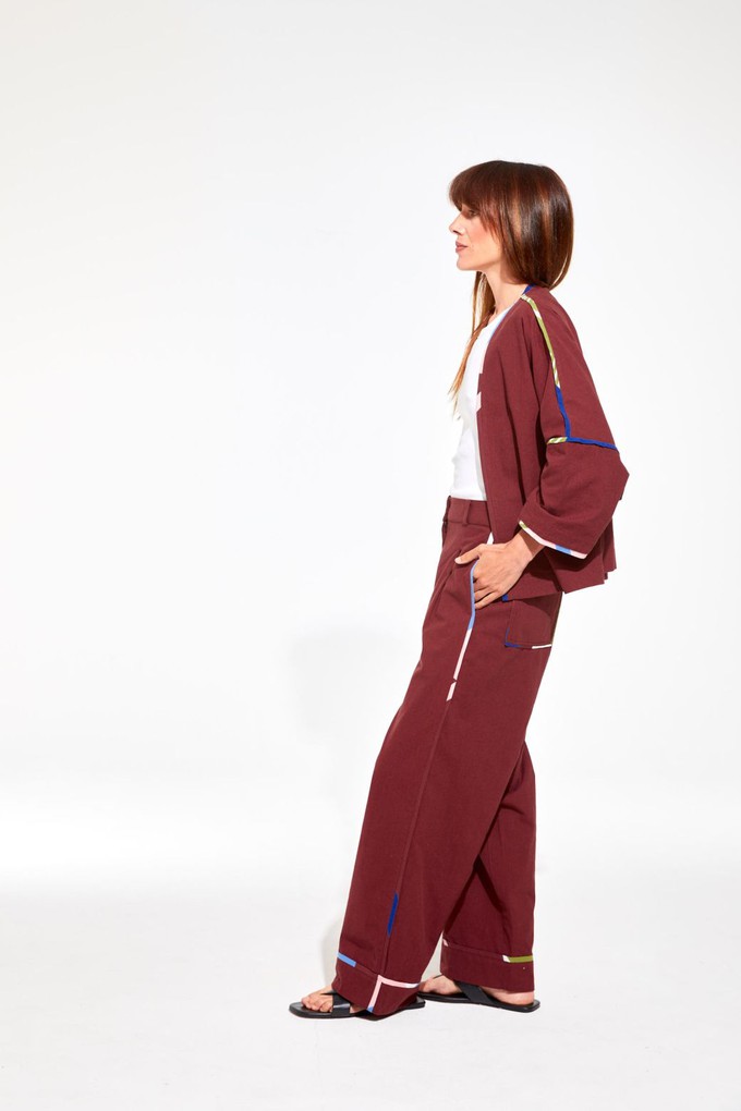 ADA MELODIE BURGUNDY JACKET from Cool and Conscious