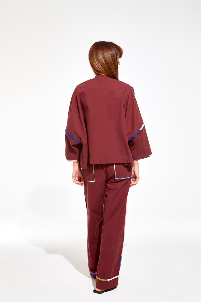 ADA MELODIE BURGUNDY JACKET from Cool and Conscious