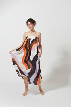 ORANGE IRIS BAIGNADE DRESS via Cool and Conscious